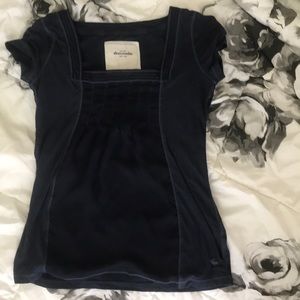 navy Abercrombie shirt